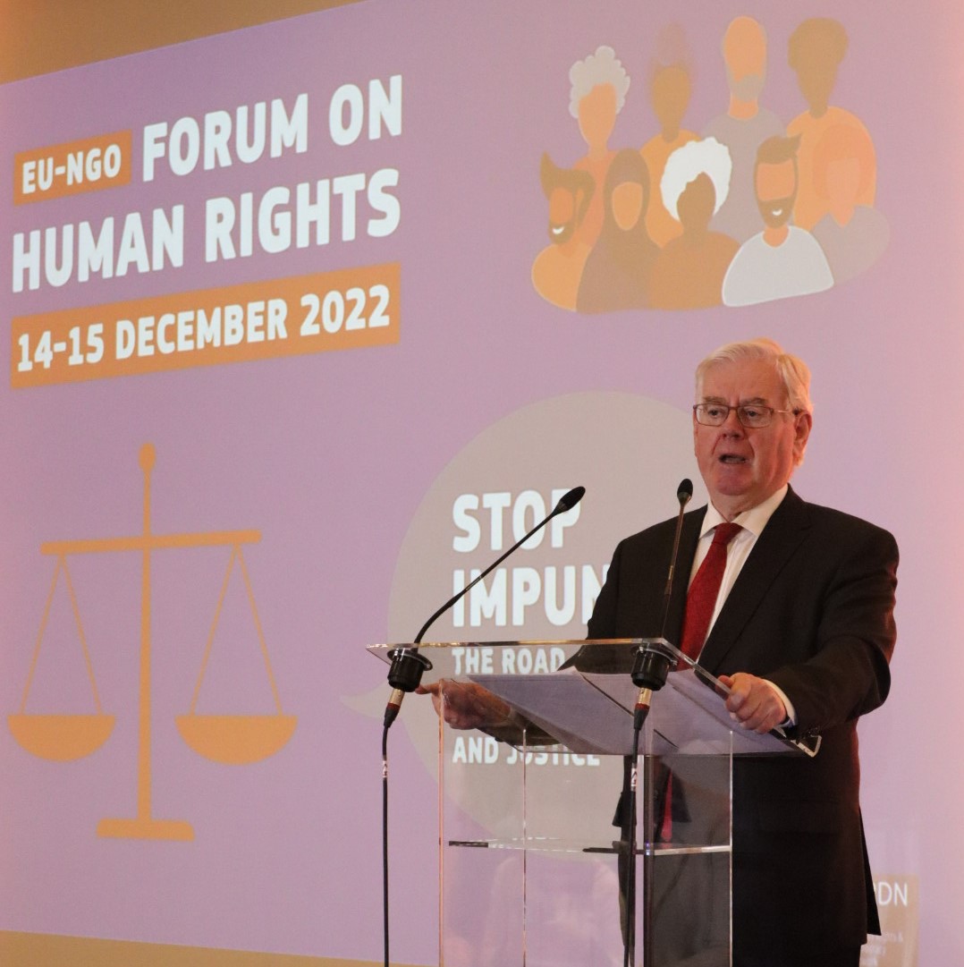 24th EU NGO Human Rights Forum 2022 Eamon Gilmore